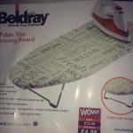 Beldray table top ironing board
