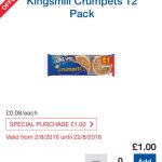 12 kingsmill crumpets