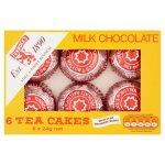 Tunnocks Milk Chocolate Teacakes (6 x 24g)