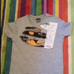 Primark Batman Grey Tee Shirt shown as £6