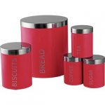 ColourMatch 5 Piece Storage Set - Poppy Red