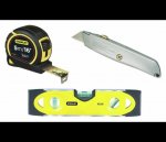 Stanley Tape, Knife and Spirit level