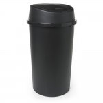 Gloss Black Touch Top Bin 45L
