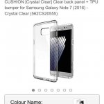 Spigen Note 7 Crystal Clear Case &pound;5.99 Prime or &pound;9.98 non prime Sold by Spigen UK Store