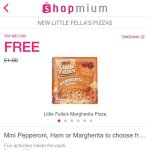 Free Little Fella's Pizza from Shopmium app available on App Store and