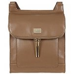 Portobello W11 Mushroom 'Lorna' leather small cross-body bag