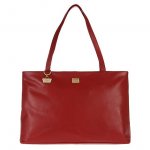 Portobello W11 Red 'Izzy' leather handbag