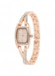 Rose Gold Rectangle Watch (£10.95 del)