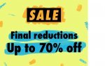 Upto 70% Off Final Clearance + free delivery wys £20 + Free Returns or get 12mths Unlimited FREE Next Day Del for £9.95 @ Asos