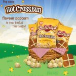Butterkist Limited Edition Hot Cross Bun popcorn
