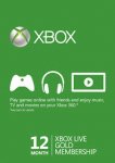 Xbox Live 12 month Subscription (Via Paypal)