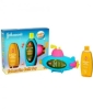 2 x Johnsons 300ml baby shampoo and submarine bath toy