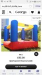 Sportspower bouncy castle