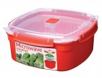 Large (3.2litre) square Sistema microwave steamer. Half price