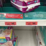 Clearance on Pampers Active Fit Nappies Size 4 and 5