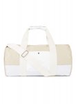 Limited Edition Sand And White Barrel Holdall Bag - £40 Collect