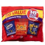 Cadbury Variety Biscuit Bag (16pk) (Managers Special) less than 13p a packet