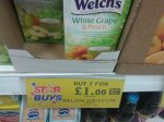 Welch's White Grape Juice Drink 1L Carton x2