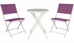 Miami 3 Piece Balcony & Bistro Set in Pink or Purple Del @ Asda George (also others inc Miami 6 Piece Patio Set in Purple Del)