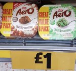 Aero (mint or chocolate) / Milkybar Bubbly mousse 8 Pack