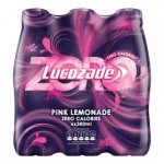 Lucozade Zero Pink Lemonade and others 6x380ml or online