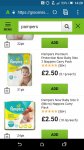 Pampers nappies size 2 - 31 pack
