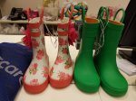 Pair of wellies at Mothercare Westfield White City