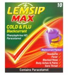 Lemsip cold & flu blackcurrant
