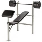 Pro Fitness Workout Bench with 30KG Weights