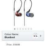 &pound;1.99 + postage for non prime Sound Intone E6 Sports Earphones, Stereo In-Ear Headphones with Mic &pound;2.99 Sold by Heixie Tech