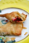 Sainsbury's Taste the Difference Crispy Beetroot & Chilli Samosas (4 = 160g) Introductory Offer