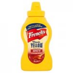 French's classic spicy mustard (others sauces from this brand are too)