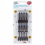 Ball Point Pens Black (5) x2
