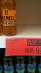 Bargain at B&M Retail Blood orange cider
