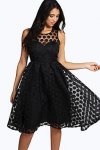 Boutique Lola Organza Polka Dot Skater Dress was £30+ Del now £13.00 inc Next Day Delivery @ Boohoo (with code)