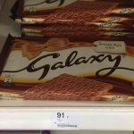 Huge 370g bar of Galaxy