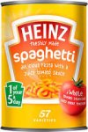 4X 400G PACK OF HEINZ SPAGHETTI