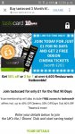 Tastecard 90 days and 2 FREE cinema tickets