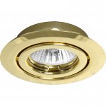 Low Voltage Adjustable Downlight Pressed Brass £2.00 (Buy £10 worth and get next day free delivery) toolstation