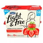 Danone Light & Free Greek Style Yogurt [ 4x115g]