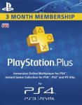 Playstation Plus 3 Month Membership