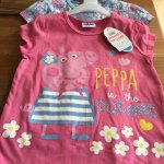 Peppa pig x 2 tops