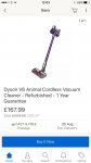 Dyson v6 animal refurb