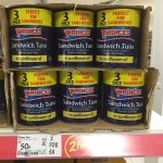 Princes sandwich tuna in sunflower oil 3x160g