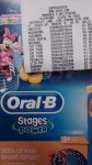 Kids Oral-B stages rechargeable musical toothbrush