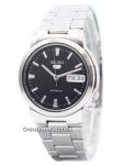 Seiko 5 Automatic Black Dial Men's Watch