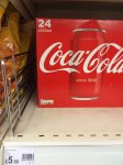Coca Cola 24 pack in Wilkos
