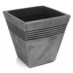 Planter Square Madrid Gun Metal