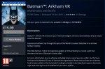 Batman Arkham VR PlayStation 4