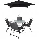 Miami 6 piece garden set in charcoal